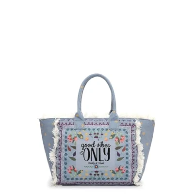 Afbeelding van Emily &amp; Noah ELEA Shopper, Dames, Maat: One Size, Crystal blue