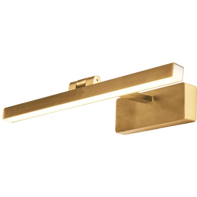 Afbeelding van Searchlight Corfu Picture Light Wandverlichting 40 X 9 Cm 6W LED Incl. Satijn Messing