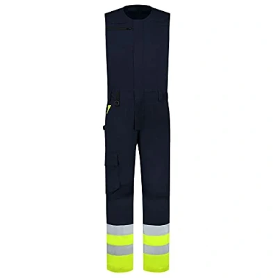 Afbeelding van Tricorp Bodybroek High Vis 753008 Mannen Ink/Geel 42