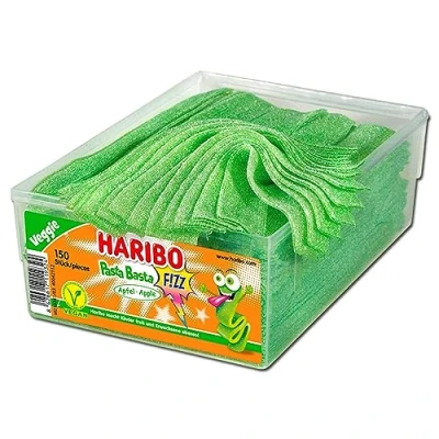 Afbeelding van Haribo Pasta Basta Zure Appel 150 stuk