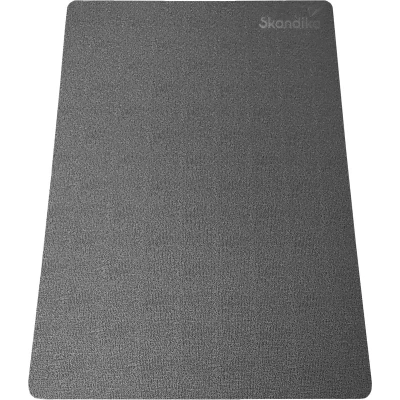 Afbeelding van Skandika vloerbeschermingsmat voor hometrainers en trilplaten Vloerbeschermingsmatten Made in Germany Multifunctionele mat, sport fitness, geurloos, anti slip, stootvast, waterafstotend 120 x 60 0.7 cm (L B H) zwart