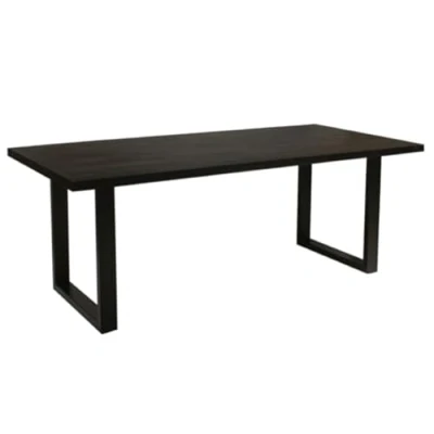 Afbeelding van Eettafel Margot 200 x 100 cm zwart