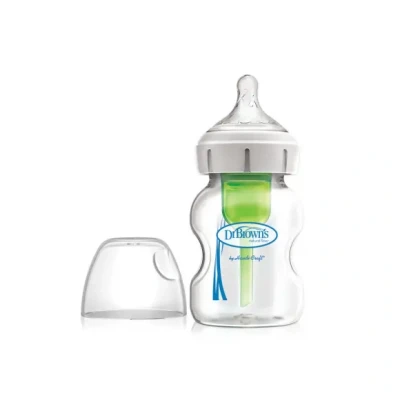 Afbeelding van Dr. Brown&#039;s Fles Options+ Breed Glas 150ml