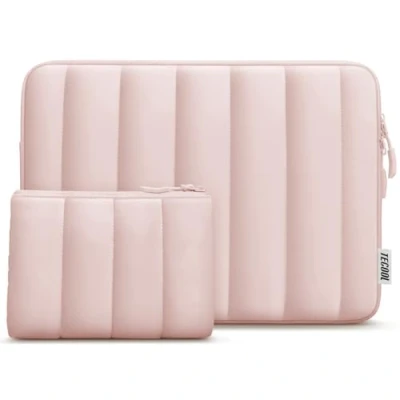 Afbeelding van TECOOL Puffy 13,3 inch laptophoes voor MacBook Air 13,6 M3 M2 2024 2022, Pro 13 M1 2022 2012, 14 M2, Acer Dell Lenovo HP