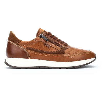Afbeelding van Pikolinos Getafe heren sneaker bruin maat 39 (EU) 5.5 (UK)