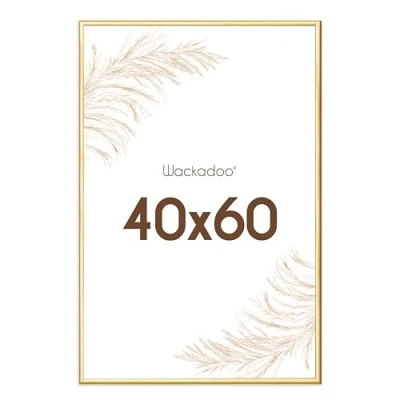Afbeelding van Wackadoo Fotolijst 40 x 60 cm, goud, met glasplaat, kunststof