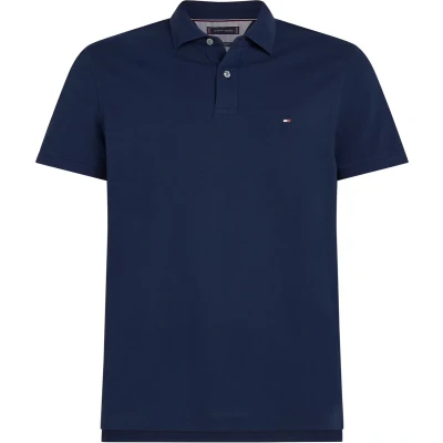 Afbeelding van Tommy Hilfiger Polo korte mouw Blauw 1985 Regular MW0MW17770/DAF Maat S