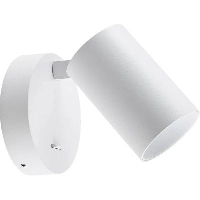 Afbeelding van CAN TILT wandspot, wit, Ø 10 cm, metaal, schakelaar, GU10