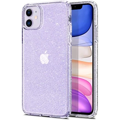 Image de Spigen Liquid crystal Glitter Coque de protection pour téléphone portable polyuréthanne thermoplastique (TPU) quartz Apple iPhone 11