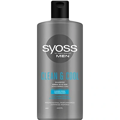Afbeelding van 2+2 gratis: Syoss Men Shampoo Clean and Cool 440 ml