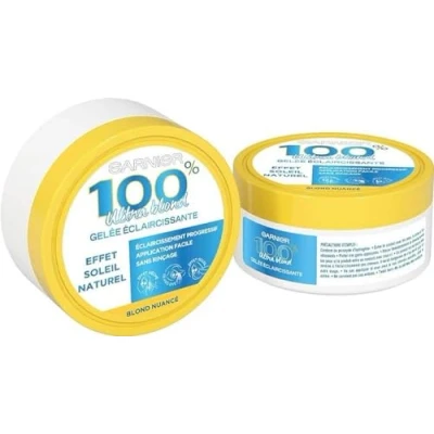 Afbeelding van Garnier 100% Ultra Blond Tie &amp; Dye verlichtende gelei, 3 toepassingen mogelijk, zon effecten, 150 ml