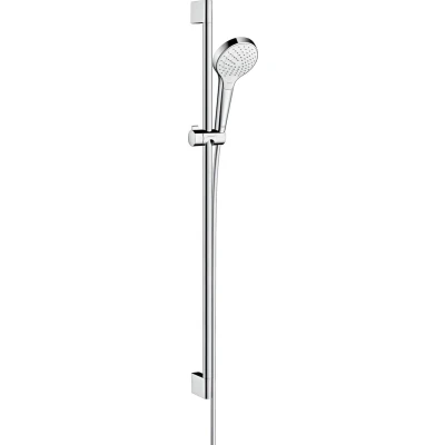 Afbeelding van hansgrohe Croma Select S doucheset Vario met Unica&#039;Croma glijstang 90 cm with/ chroom diameter handdouche 110 mm