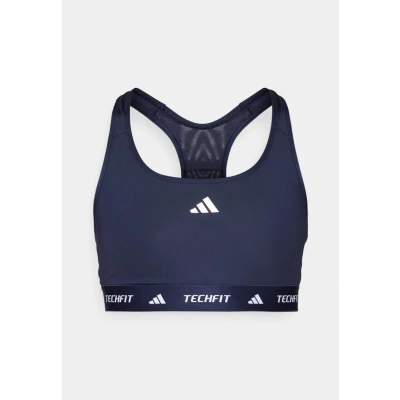 Afbeelding van adidas Performance Powerreact Techfit Sportbh met medium support, Dames, Maat: XXSxC D, Legend ink