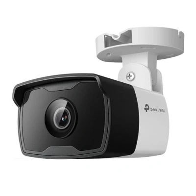 Image de TP Link VIGI C340I V1 Caméra de surveillance réseau puce extérieur résistant aux intempéries couleur (Jour et nuit) 4 MP 2560 x 1440 montage M12 Focale fixe LAN 10/100 H.264, H.265, H.265+, H.264+ CC 12 V / PoE
