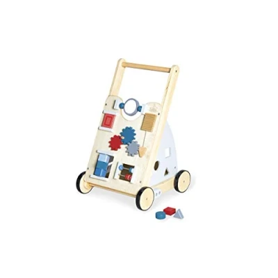 Afbeelding van Pinolino Activity Walker loopwagen Titus, Hout, Grijs
