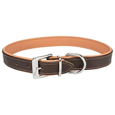Afbeelding van Trixie Active Comfort halsband leer 35 mm x 52 63 cm