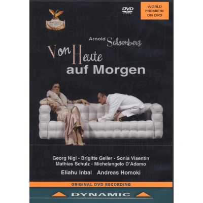 Afbeelding van Georg Nigl, Brigitte Geller, Sonia Visentin, Mathias Schulz Schoenberg: Von Heute Auf Morgen (DVD)