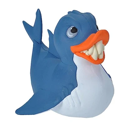 Afbeelding van Wild Republic Badeend Haai Junior 10 Cm Blauw