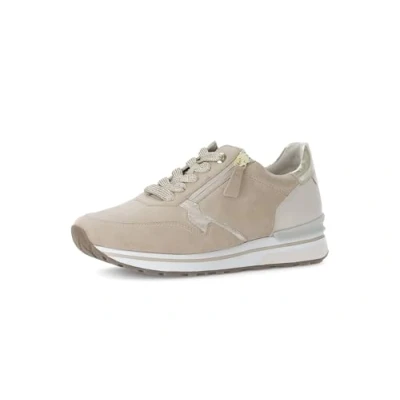 Afbeelding van Gabor Sneakers Veterschoenen Beige Maat 5.5 Breedte G