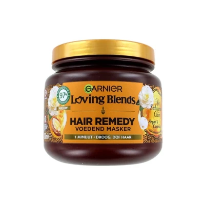 Afbeelding van 1+1 gratis: Garnier Loving Blends Argan en Cameliaolie Haarmasker 340 ml