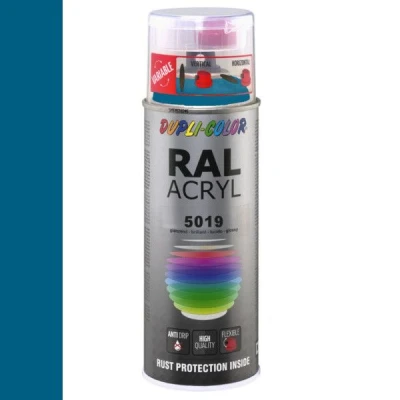 Afbeelding van Dupli Color Ral Acryl 5019 Capri blauw Hoogglans 400 ml