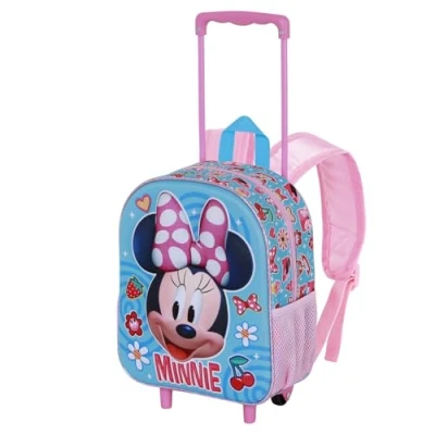Afbeelding van Disney Minnie Mouse Happiness Kleine 3D rugzak met wieltjes, blauw, 26 x 34 cm, inhoud 7 l, één maat,