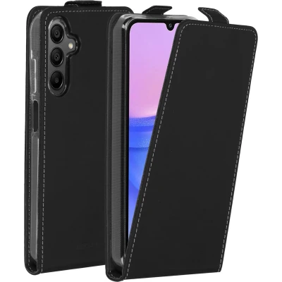 Afbeelding van Accezz Hoesje Geschikt voor Samsung Galaxy A15 (5G) / (4G) Met Pasjeshouder Flipcase Zwart