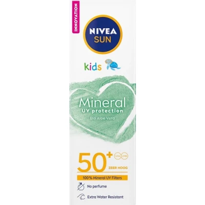 Afbeelding van Nivea Sun Kids Mineral UV Protection Zonnebrand voor gezicht SPF50+