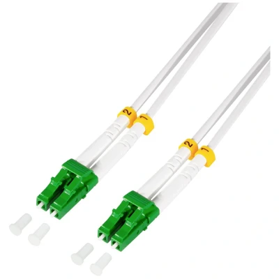 Afbeelding van LogiLink FC0LC20 Glasvezel Optische vezel Aansluitkabel [1x LC APC stekker 1x stekker] 9/125 µ Singlemode OS2 20.00 m