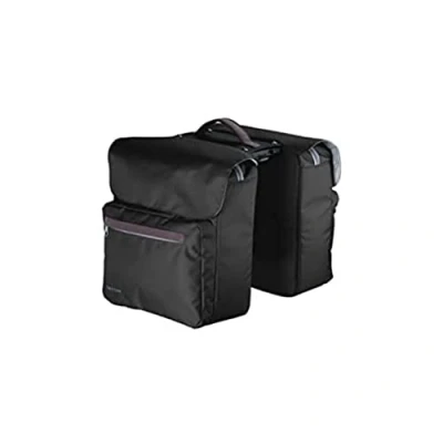Afbeelding van Racktime Ture 2.0 Uniseks dubbele tas voor volwassenen, zwart, 2 x 12 liter