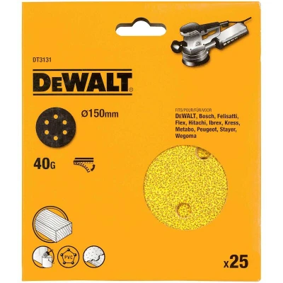 Image de Disque abrasif velcroØ150mm pour ponceuse DWE6423 QS Dewalt
