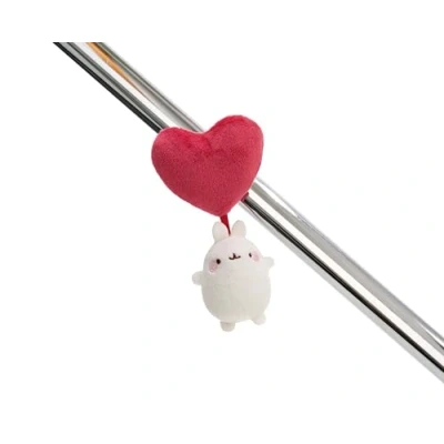 Afbeelding van MYMOCHI pluche dier kat Angy zacht ijs, 5 cm, roze, pluche, schattig om te knuffelen, spelen, voor kinderen en volwassenen, een geweldig cadeau idee