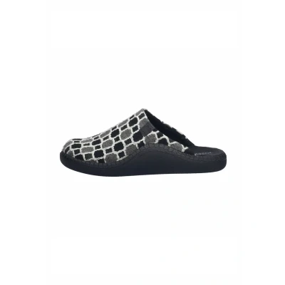 Afbeelding van Josef Seibel Monaco Pantoffels, Dames, Maat: 36, Schwarz multi Leer en textiel