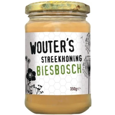 Afbeelding van Wouter&#039;s streekhoning Biesbosch Nederland 350g (vloeibaar)