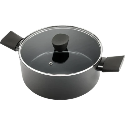 Afbeelding van ISENVI Avon keramische kookpan 20 CM Ergo greep Antraciet Keramisch 100% PFAS, PTFE en PFOA vrij duurzaam Unieke Antiaanbaklaag Non stick bodem Vaatwasbestendig Geschikt voor alle warmtebronnen inclusief inductie