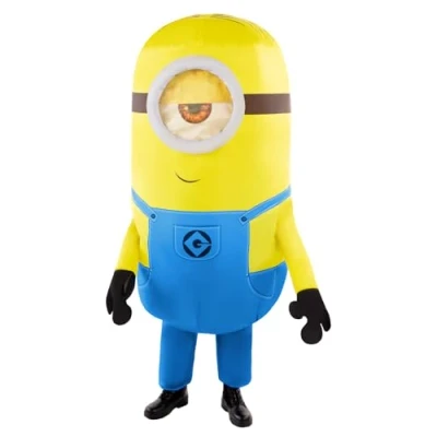 Afbeelding van FUNIDELIA Opblazbaar Minions kostuum voor vrouwen en mannen One Size
