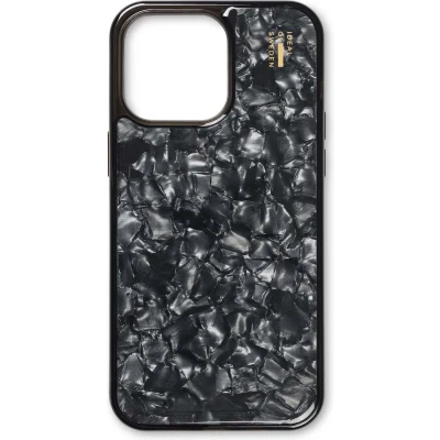 Afbeelding van iDeal of Sweden Hoesje Geschikt voor iPhone 14 Pro Max Pearlized Case Zwart