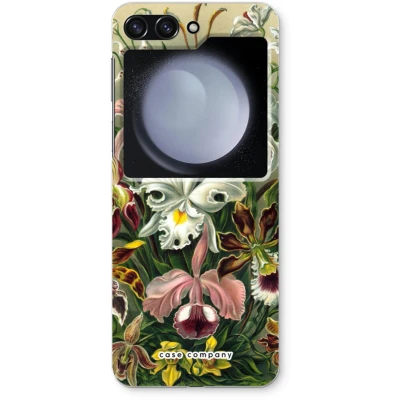Afbeelding van Case Company® hoesje geschikt voor Samsung Galaxy Z Flip5 Haeckel Orchidae Soft Cover Telefoonhoesje Bescherming aan alle Kanten en Schermrand