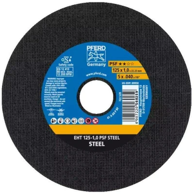Afbeelding van PFERD PSF STEEL 61719010 Doorslijpschijf recht 125 mm 25 stuk(s) Staal