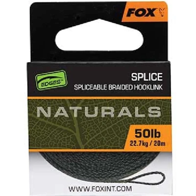 Afbeelding van Fox Naturals Splice Hooklength Karper Onderlijnmateriaal 20m (50lb) onderlijn materiaal