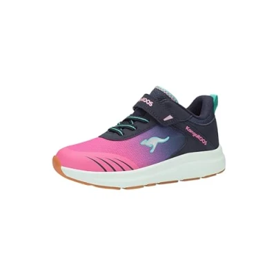 Afbeelding van Kangaroos Kbrida Sneakers laag voor kinderen, Maat: 32, Dark navy/daisy pink Textiel/ synthetisch