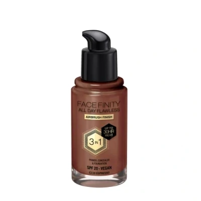 Afbeelding van Crème Make up Basis Max Factor Face Finity All Day Flawless 3 in 1 Spf 20 No C110 Espresso 30 ml