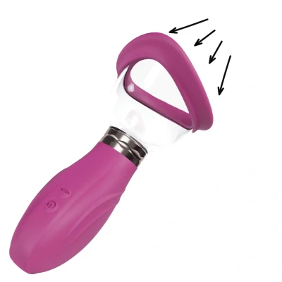 Afbeelding van Delightful Rechargeable Vulva and Breast Pump Pink