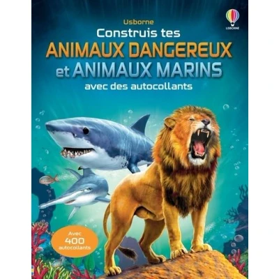 Image de Construis tes animaux dangereux et marins avec des autocollants Dès 5 ans