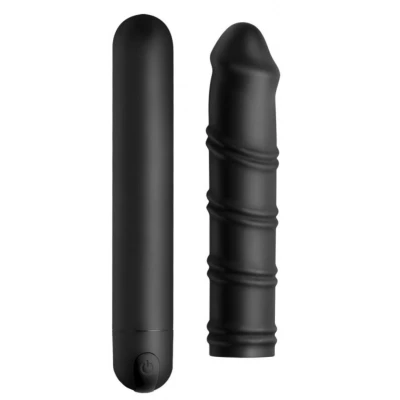 Afbeelding van XR Brands XL Bullet and Swirl Silicone Sleeve