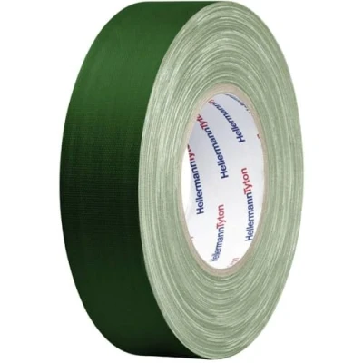 Afbeelding van HellermannTyton HTAPE Tex GN 19x50 712 00503 Textieltape HelaTape Groen (l x b) 50 m 19 mm 1 stuk(s)
