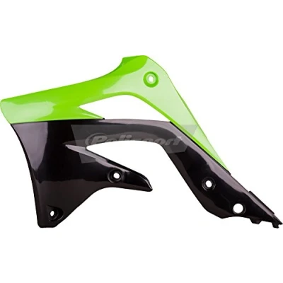 Afbeelding van Polisport Radiateurkappen Kawasaki KX450F 2012 2015 Groen / Zwart