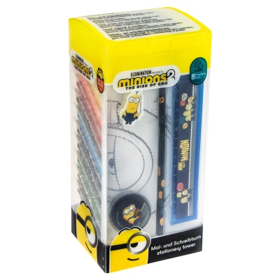 Afbeelding van Minions Teken en schrijf Toren 25 delig 4043946291695