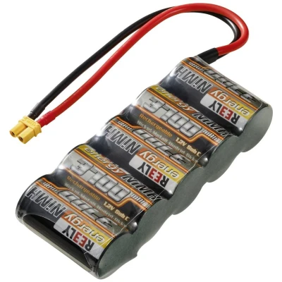 Afbeelding van Reely NiMH accupack 6 V 3700 mAh Aantal cellen: 5 Sub C Side by XT30
