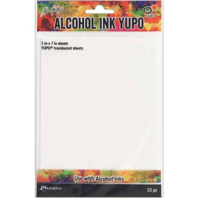 Afbeelding van Ranger Alcohol Ink Yupo Paper Translucent 10 vel TAC49722